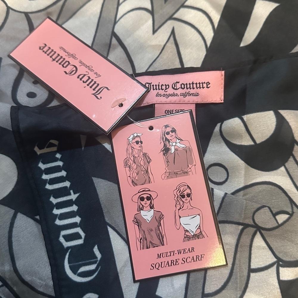 Juicy Couture Multi Wear Square Scarf